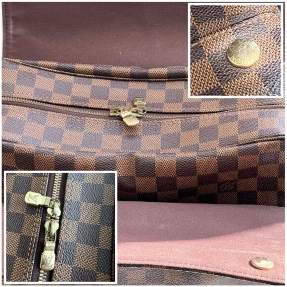 Louis Vuitton Naviglio Brown Damier Ébène Crossbody Bag in Excellent Condition - Picture 9 of 11